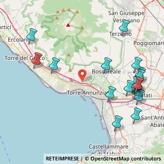 Mappa Via Ciro Menotti, 80040 Trecase NA, Italia (5.81389)