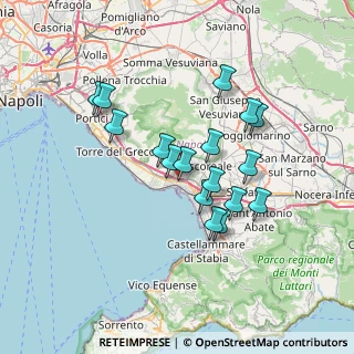Mappa Via Ciro Menotti, 80040 Trecase NA, Italia (6.49824)