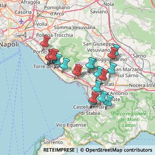 Mappa Via Ciro Menotti, 80040 Trecase NA, Italia (6.6745)