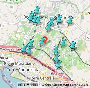 Mappa Via Maria Montessori, 80041 Boscoreale NA, Italia (1.001)