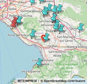 Mappa Via Grotta Parrella, 80041 Boscoreale NA, Italia (9.8965)