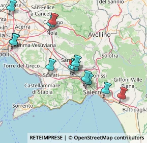 Mappa Via Ludovico Ariosto, 84014 Nocera Inferiore SA, Italia (16.87077)