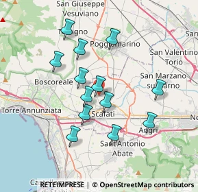 Mappa Traversa Salvatore Quasimodo, 84018 Scafati SA, Italia (3.44615)