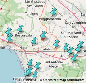 Mappa Traversa Salvatore Quasimodo, 84018 Scafati SA, Italia (5.85167)
