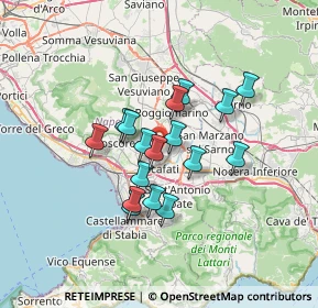 Mappa Traversa Salvatore Quasimodo, 84018 Scafati SA, Italia (5.55706)