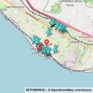 Mappa Via Re Ferdinando II di Borbone, 80059 Torre del Greco NA, Italia (0.7245)