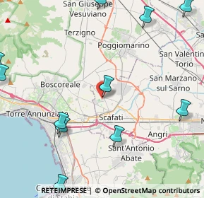 Mappa Via della Gloria, 84018 Scafati SA, Italia (6.38545)