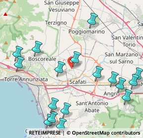Mappa Via della Gloria, 84018 Scafati SA, Italia (5.87778)