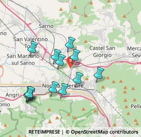 Mappa SS266, 84014 Nocera inferiore SA, Italia (3.91462)