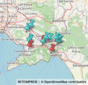 Mappa SS266, 84014 Nocera inferiore SA, Italia (9.42167)