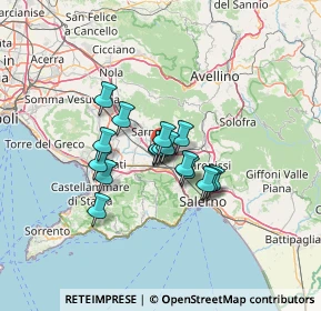 Mappa SS266, 84014 Nocera inferiore SA, Italia (9.22706)