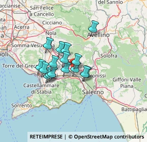Mappa SS266, 84014 Nocera inferiore SA, Italia (9.77375)