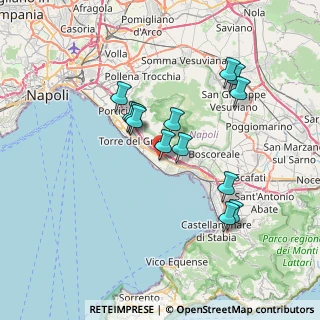 Mappa Via San Maria la Bruna, 80059 Torre del Greco NA, Italia (6.93615)