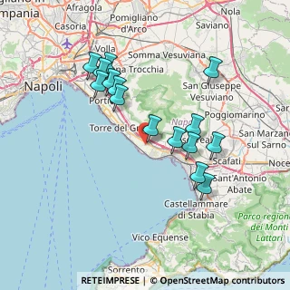 Mappa Via San Maria la Bruna, 80059 Torre del Greco NA, Italia (7.534)