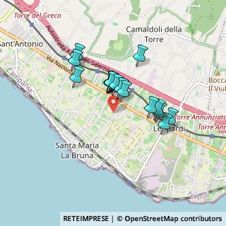 Mappa Via San Maria la Bruna, 80059 Torre del Greco NA, Italia (0.6615)
