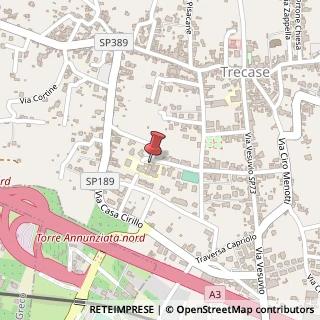 Mappa Via Carlo Cattaneo, 35, 80040 Trecase, Napoli (Campania)