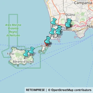 Mappa Via Marina di Corricella, 80079 Procida NA, Italia (7.07)