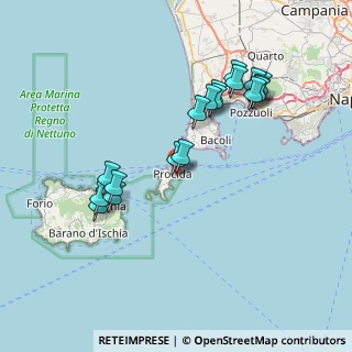 Mappa Via Marina di Corricella, 80079 Procida NA, Italia (7.96333)