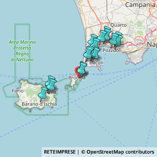 Mappa Via Marina di Corricella, 80079 Procida NA, Italia (7.20111)