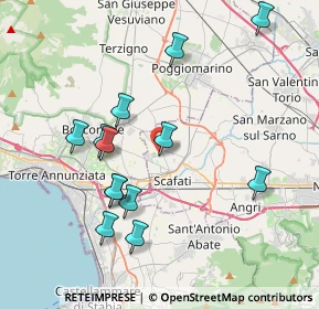 Mappa Via delle Piccole Industrie, 84018 Scafati SA, Italia (4.19538)
