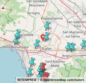 Mappa Via delle Piccole Industrie, 84018 Scafati SA, Italia (6.0015)