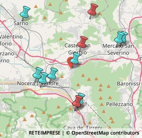 Mappa Via Santa Maria delle Grazie, 84086 Roccapiemonte SA, Italia (4.60583)