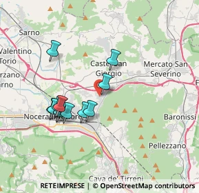 Mappa Via Santa Maria delle Grazie, 84086 Roccapiemonte SA, Italia (3.52583)