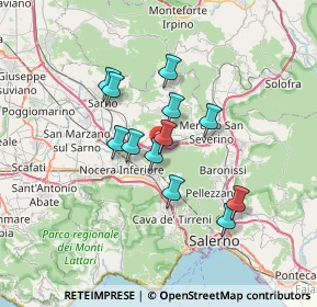 Mappa Via Santa Maria delle Grazie, 84086 Roccapiemonte SA, Italia (5.7175)