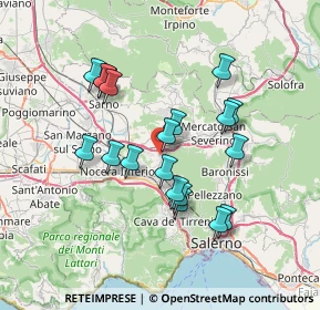 Mappa Via Santa Maria delle Grazie, 84086 Roccapiemonte SA, Italia (6.87632)