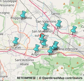 Mappa Via Quarto S. Marzano, 84016 Pagani SA, Italia (3.39667)