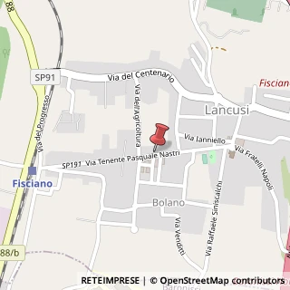 Mappa Via Tenente Nastri, 60, 84084 Fisciano, Salerno (Campania)