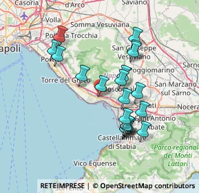 Mappa Piazza R. Caraviello, 80058 Torre Annunziata NA, Italia (7.087)