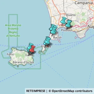 Mappa Via San Rocco, 80079 Procida NA, Italia (6.44235)