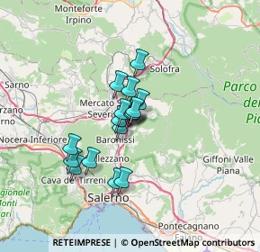 Mappa Via Giacomo Matteotti, 84084 Fisciano SA, Italia (4.9075)