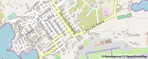 Mappa Lampedusa e Linosa