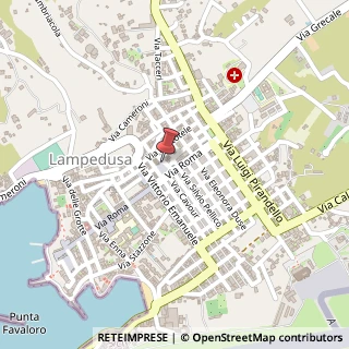 Mappa Piazza garibaldi, 92010 Lampedusa e Linosa, Agrigento (Sicilia)