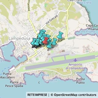Mappa Aeroporto Lampedusa, 92010 Lampedusa e Linosa AG, Italia (0.26786)