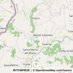 Mappa Montescudo Monte Colombo