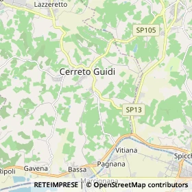 Mappa Cerreto Guidi