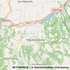 Mappa Pievebovigliana