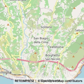 Mappa San Biagio della Cima