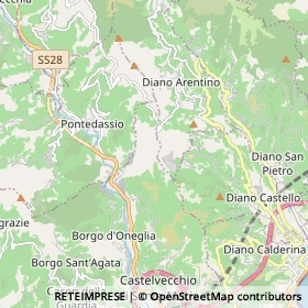 Mappa Diano San Pietro