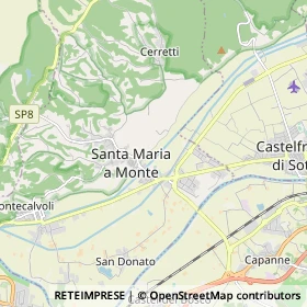 Mappa Santa Maria a Monte