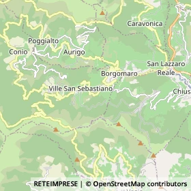 Mappa Borgomaro