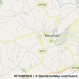Mappa Recanati