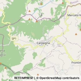 Mappa Carpegna