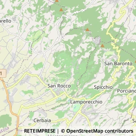 Mappa Lamporecchio