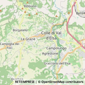 Mappa Colle di Val d'Elsa