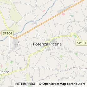 Mappa Potenza Picena