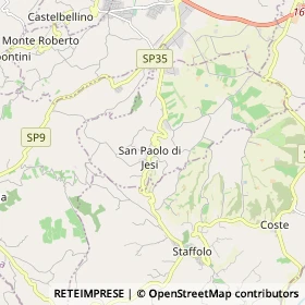 Mappa San Paolo di Jesi